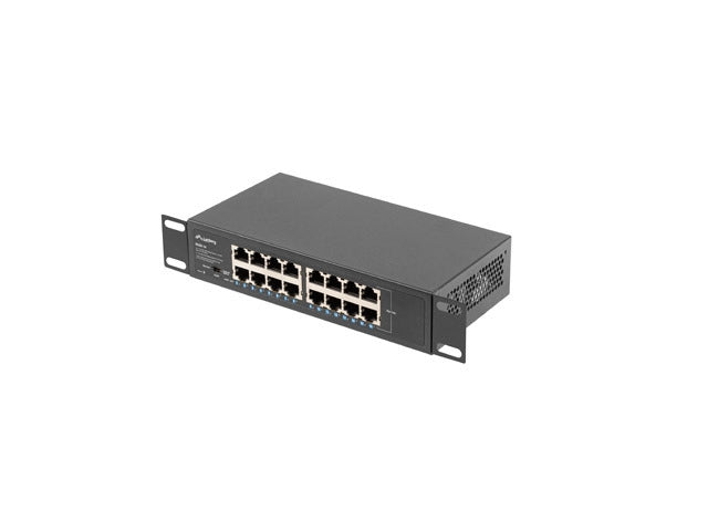 Lanberg switch rsge-16 16x 1GB gigabit ethernet unmanaged rack 10"/19"