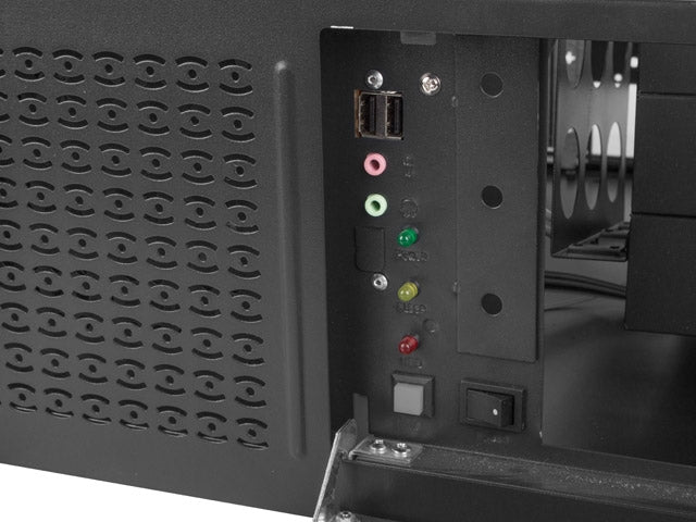 Lanberg rackmount server chassis ATX 450/08 19"/4U