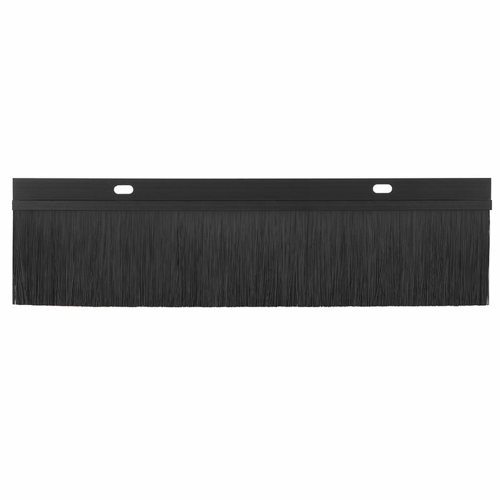 Lanberg 19" cable entry brush panel, black