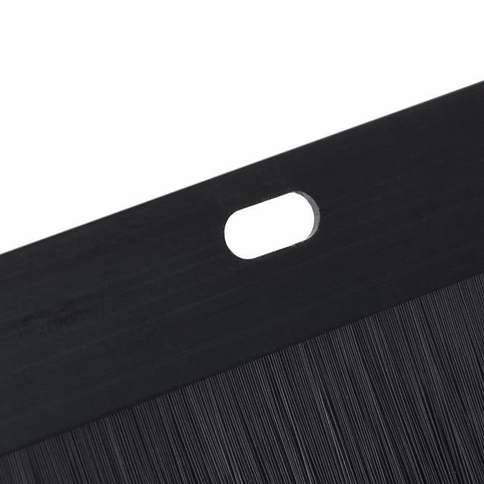 Lanberg 19" cable entry brush panel, black