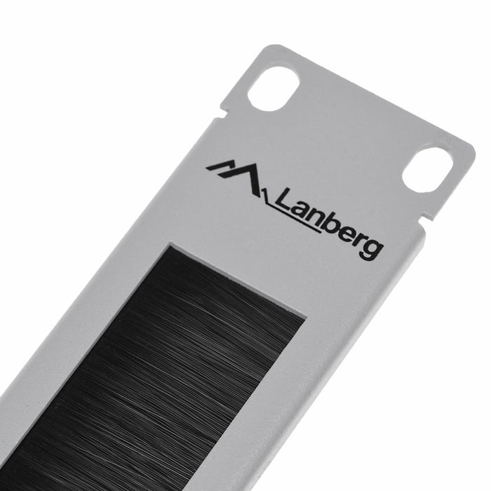 Lanberg 19" brush panel 1U, grey