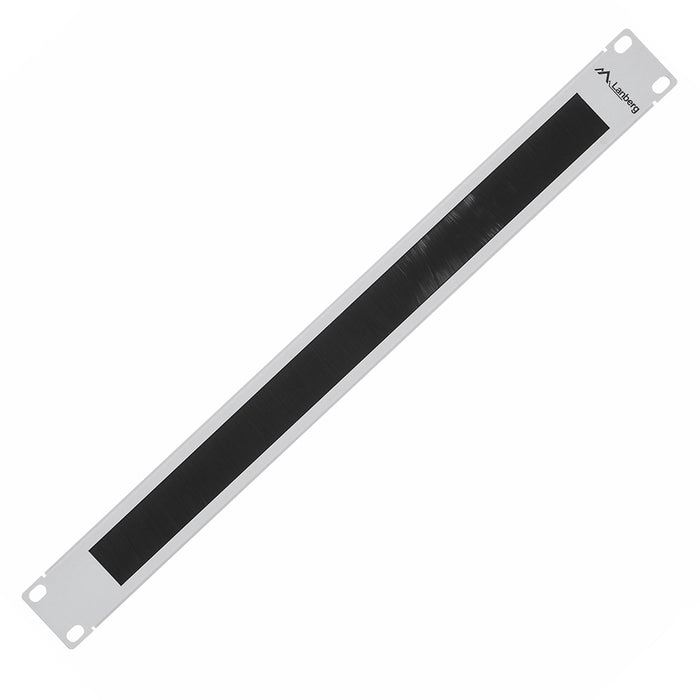 Lanberg 19" brush panel 1U, grey