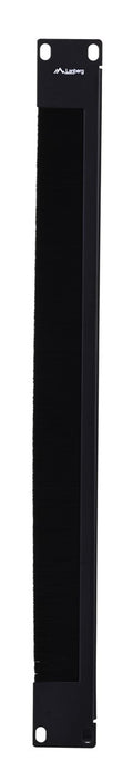 Lanberg 19" brush panel 1U AK-1103-B, black