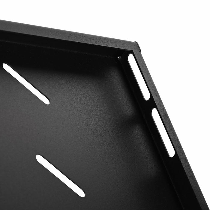 Lanberg 19" fixed shelf 1U / 496x280mm, max load capacity up to 120 kg, black