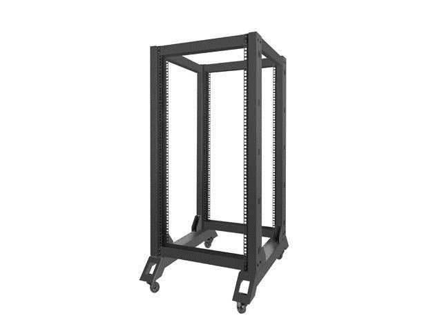 Lanberg open rack 19" 22U 600x800, black