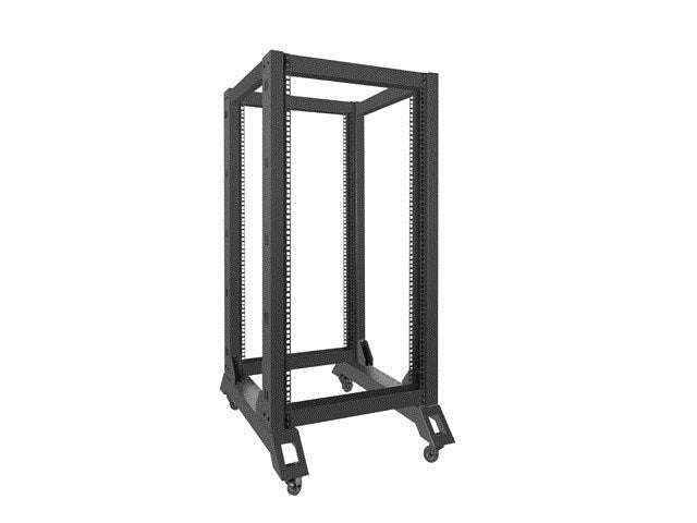 Lanberg open rack 19" 22U 600x800, black