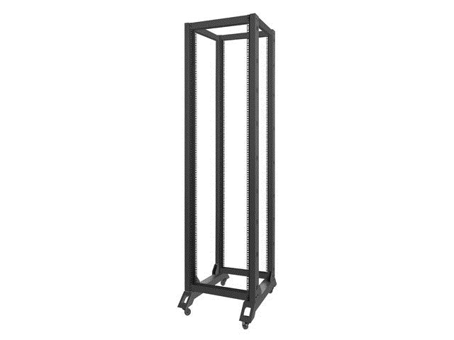 Lanberg open rack 19" 42U  600x800, black