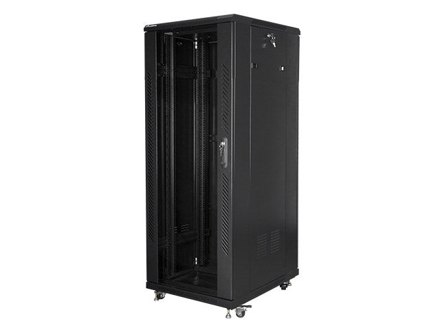 Lanberg rack cabinet 19" free-standing 32U / 600x800 self-assembly flat pack, black