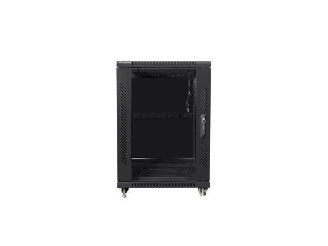Lanberg rack cabinet 19" free-standing 15U/600x600 (flat pack) black