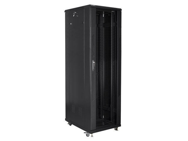 Lanberg rack cabinet 19" free-standing 42U / 600x1000 self-assembly flat pack, black