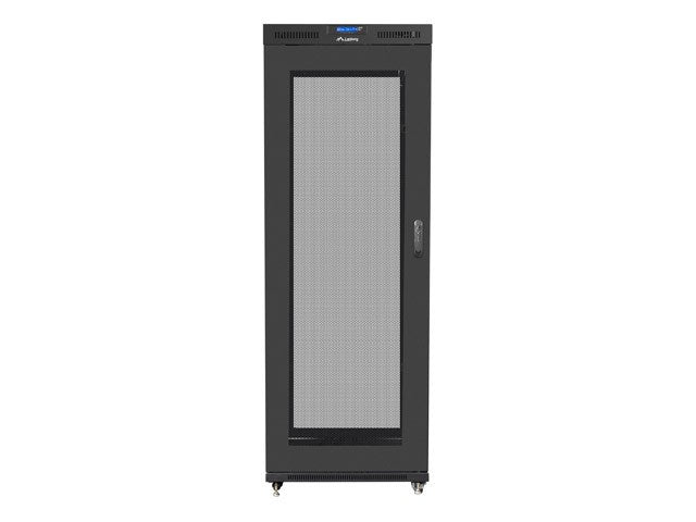 Lanberg rack cabinet 19" free-standing 42U/800x1000 (flat pack) with mesh door lcd black v2
