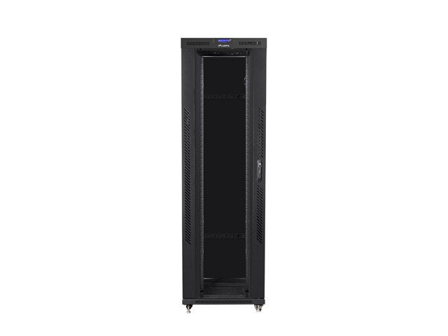 Lanberg rack cabinet 19" free-standing 42U/800x1200 (flat pack) with glass door lcd black v2