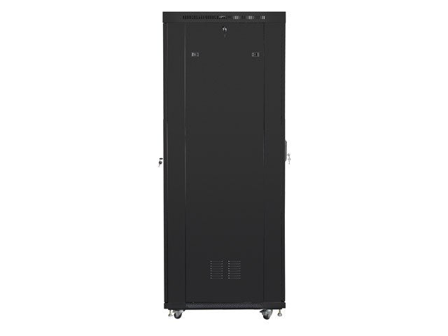 Lanberg rack cabinet 19" free-standing 42U/600x1000 (flat pack) with mesh door lcd black v2