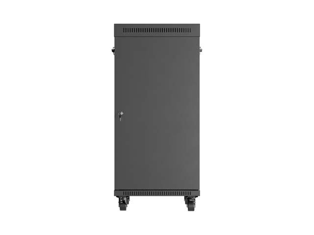 Lanberg FF01-6824-12BL rack cabinet 24U Freestanding rack Black