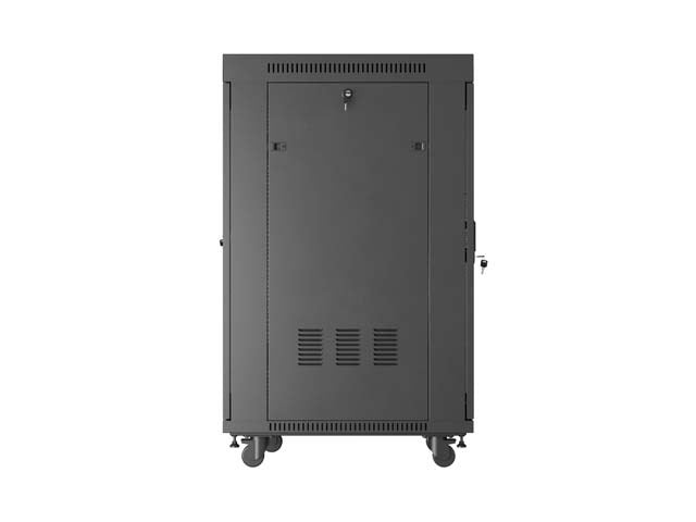Lanberg FF01-6824-12BL rack cabinet 24U Freestanding rack Black