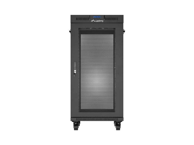 Lanberg FF01-6824-23BL rack cabinet 24U Freestanding rack Black