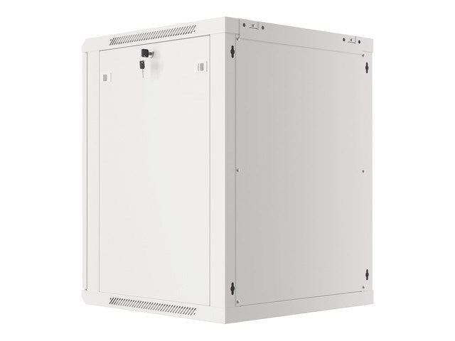 Lanberg rack cabinet 19" wall-mount 15U / 600x600 for self-assembly (flat pack), grey