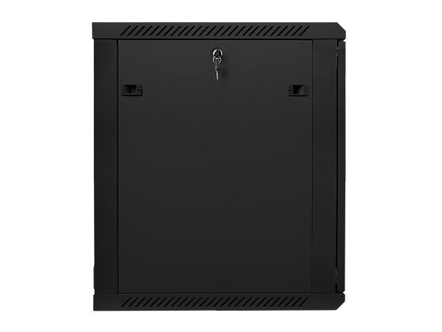 Lanberg rack cabinet 19" wall-mount 15U / 600x600 for self-assembly (flat pack), black