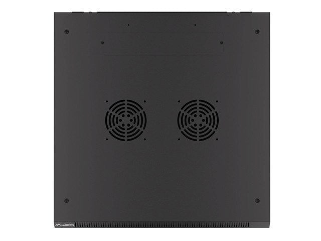 Lanberg rack cabinet 19" wall-mount 27U / 600x600 for self-assembly (flat pack), black