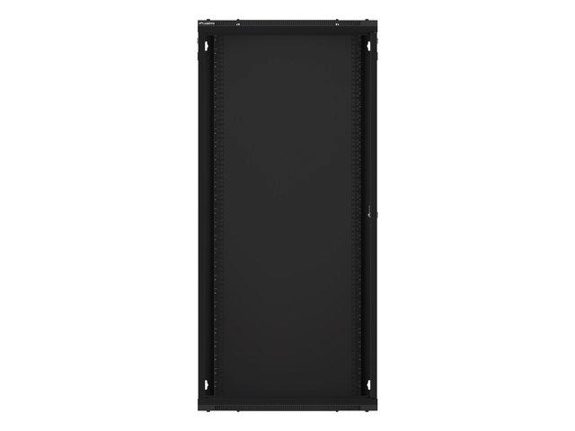 Lanberg rack cabinet 19" wall-mount 27U / 600x600 for self-assembly (flat pack), black