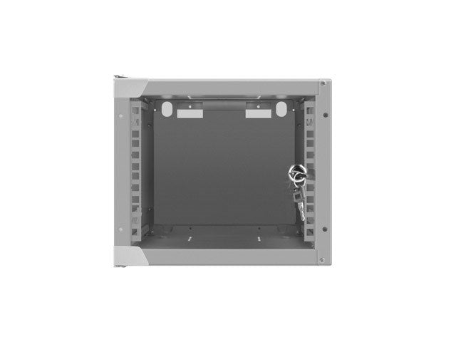 Lanberg rack cabinet 10" wall-mount 4U / 280x310 for self-assembly (flat pack), grey