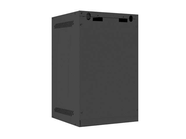Lanberg rack cabinet 10" wall-mount 9U / 280x310 for self-assembly (flat pack), black