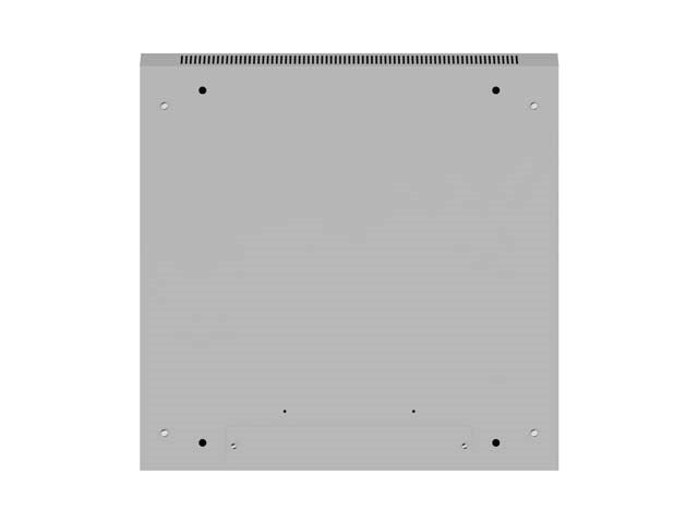 Wall-mounted rack cabinet 19" 9U 600x600 grey perforated door Lanberg (flat pack)