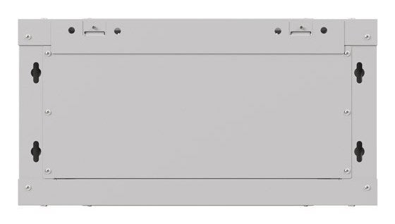 Lanberg rack cabinet 19" wall-mount 4U/540x350 (flat pack) with glass door grey