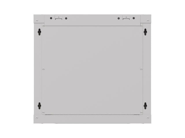 Lanberg rack cabinet 19" wall-mount 9U/540x350 (flat pack) with glass door grey