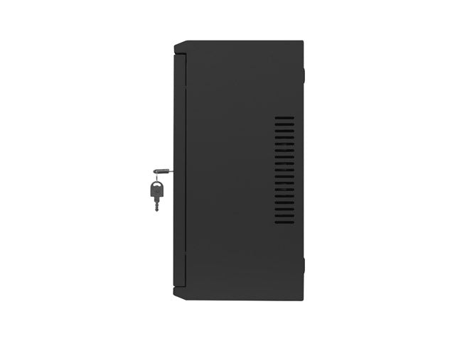 Lanberg rack cabinet 19" wall-mount 4U+3u/540x200 low-profile black (assembled)