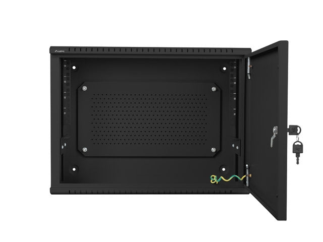 Lanberg rack cabinet 19" wall-mount 4U+3u/540x200 low-profile black (assembled)