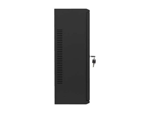 Lanberg rack cabinet 19" wall-mount 6U+3u/540x200 low-profile black (assembled)