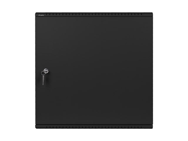Lanberg rack cabinet 19" wall-mount 6U+3u/540x200 low-profile black (assembled)