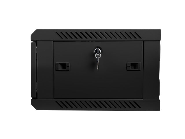 Lanberg rack cabinet 19" wall-mount 4U / 600x450 for self-assembly (flat pack), black