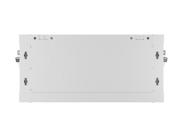 Lanberg rack cabinet 19" wall-mount 4U/600x450 with perforated door grey (flat pack)