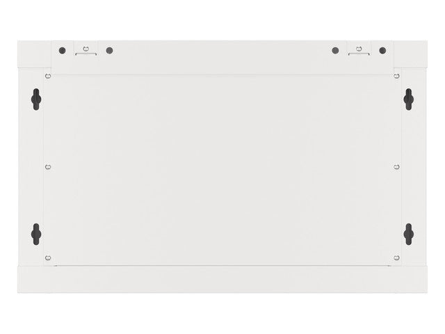 Lanberg rack cabinet 19" wall-mount 6U/600x450 for self-assembly with metal door grey (flat pack)