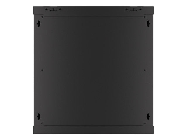 Lanberg rack cabinet 19" wall-mount 12U/600x450 for self-assembly with metal door black (flat pack)