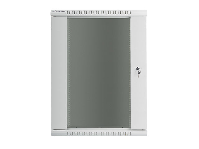 Lanberg rack cabinet 19" wall-mount 18U / 600x450 for self-assembly (flat pack), grey