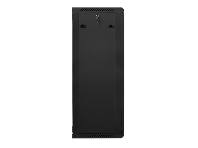 Lanberg rack cabinet 19" wall-mount 27U / 600x450 for self-assembly (flat pack), black