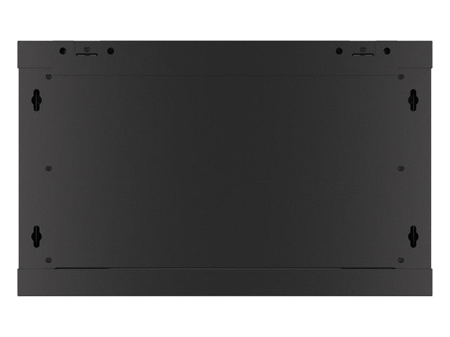 Lanberg rack cabinet 19" wall-mount 6U/600x600 for self-assembly with metal door black (flat pack)