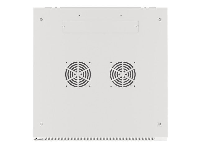 Lanberg rack cabinet 19" wall-mount 9U/600x600 for self-assembly with metal door grey (flat pack)