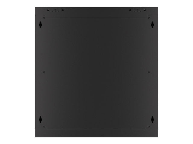 Lanberg rack cabinet 19" wall-mount 12U/600x600 for self-assembly with metal door black (flat pack)