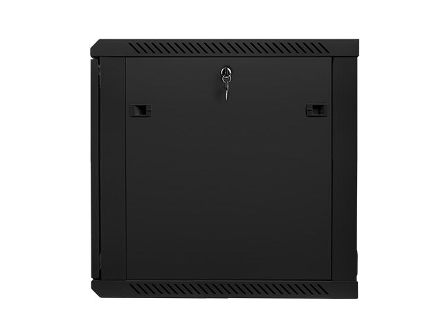 Lanberg rack cabinet 19" wall-mount 12U / 600x600 for self-assembly (flat pack), black