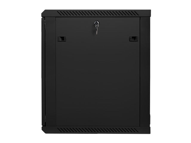 Lanberg rack cabinet 19" wall-mount 15U / 600x600 for self-assembly (flat pack), black
