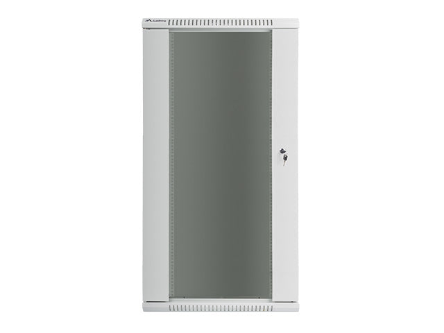Lanberg rack cabinet 19" wall-mount 27U / 600x600 for self-assembly (flat pack), grey