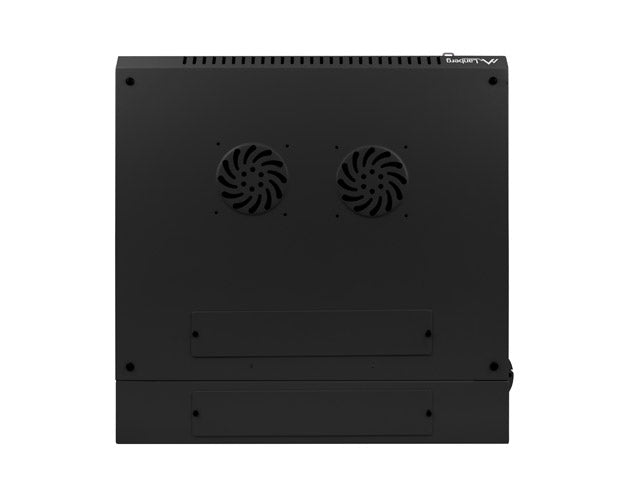 Lanberg rack cabinet 19" double-section wall-mount 9U / 600x600 for self-assembly (flat pack), black