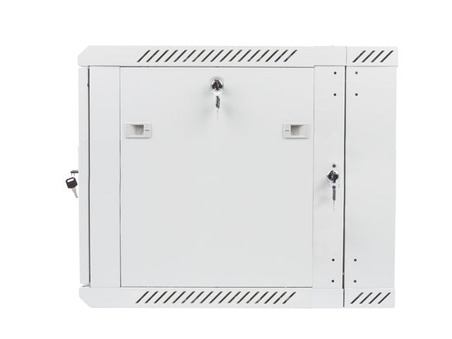 Lanberg rack cabinet 19" double-section wall-mount 9U / 600x600 for self-assembly (flat pack), grey