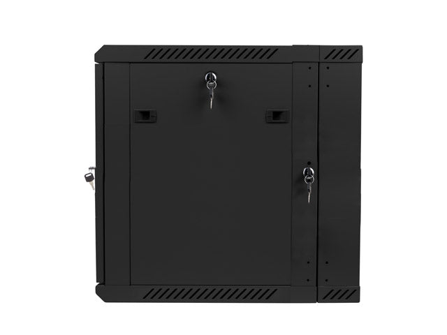 Lanberg rack cabinet 19" double-section wall-mount 12U / 600x600 for self-assembly (flat pack), black
