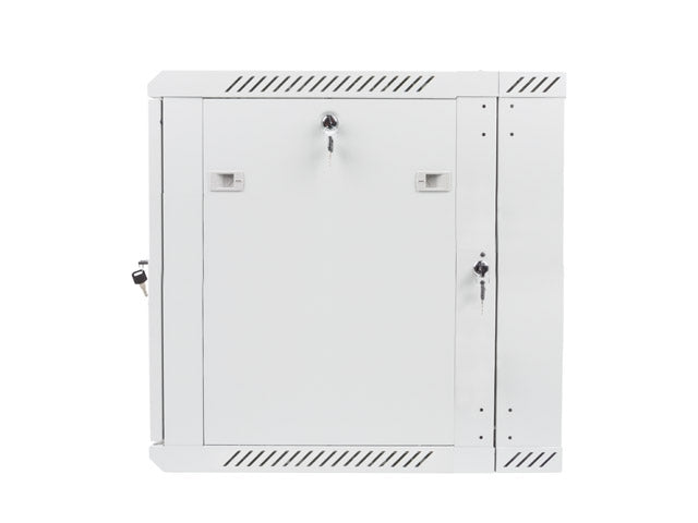 Lanberg rack cabinet 19" double-section wall-mount 12U / 600x600 for self-assembly (flat pack), grey