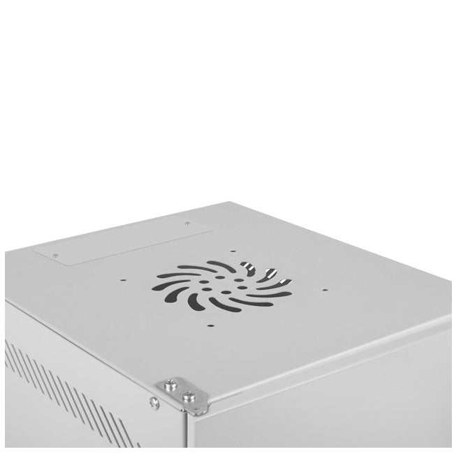 Lanberg rack cabinet 10" wall-mount 4U / 280x310 for self-assembly (flat pack) with metal door, grey